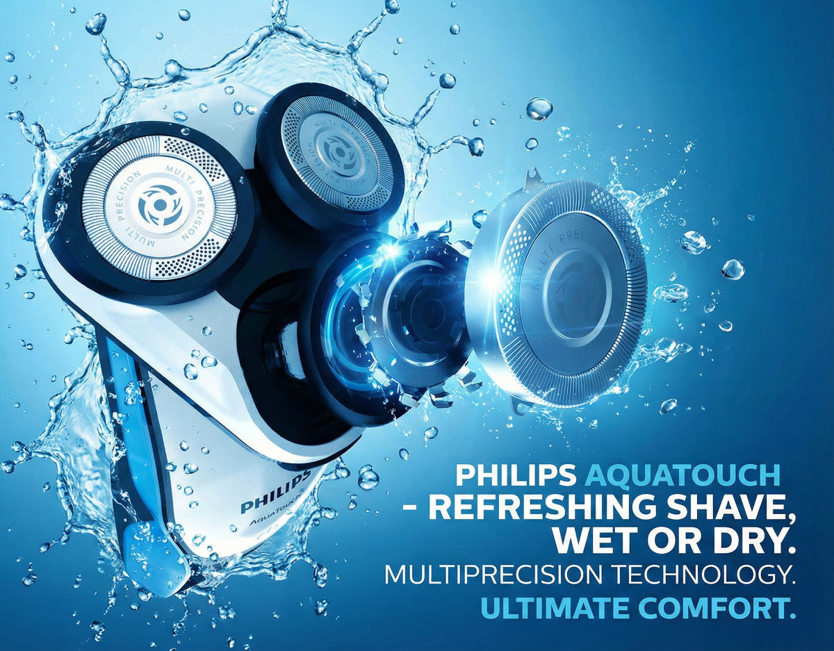 Banner publicitario B2B generado con render 3D hiperrealista de maquinaria industrial para campaña marketing